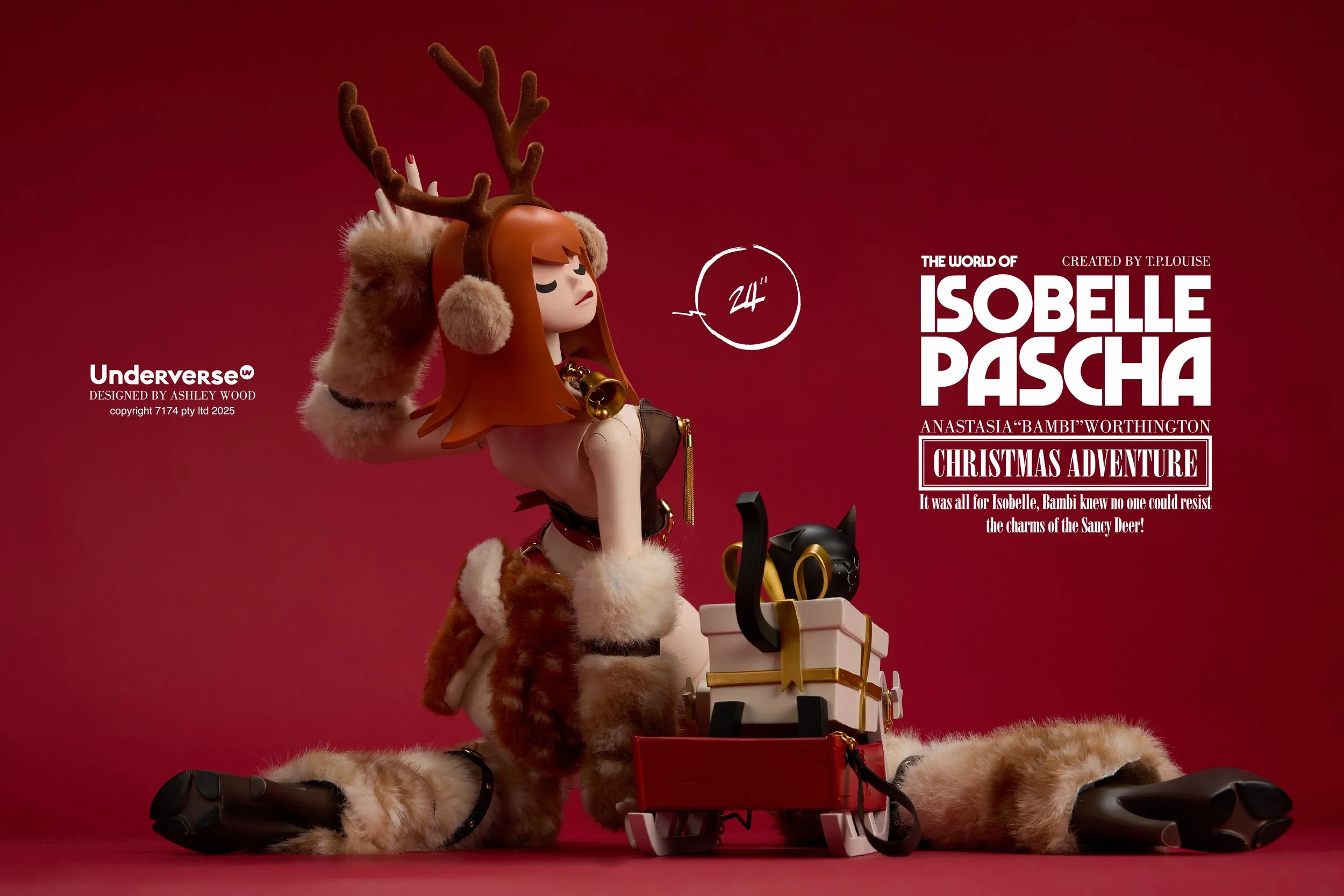 CHRISTMAS ADVENTURE BAMBI 24” LIMITED EDITION PRE-ORDERS NOW